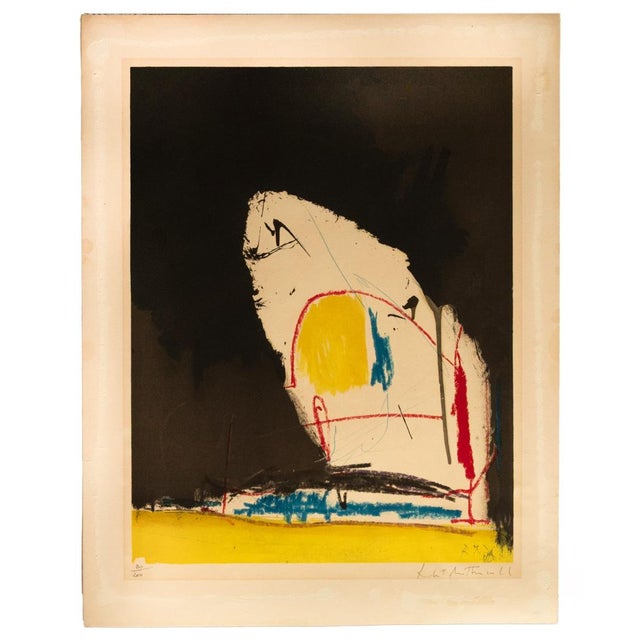 Important American Abstract Expressionist artwork by Robert Motherwell (1915-1991), titled "Capriccio", dated 1961. This...