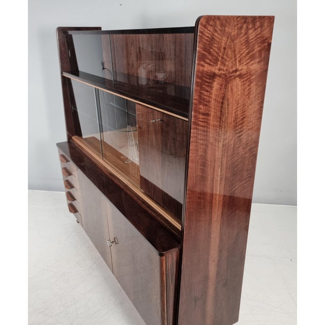 1970s Vintage Cabinet in Walnut from Tatra, 1970s For Sale - Image 5 of 12