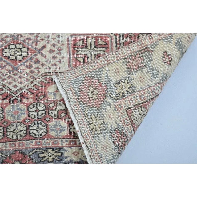 Vintage Red and Gray Oriental Patterned Rug Chairish