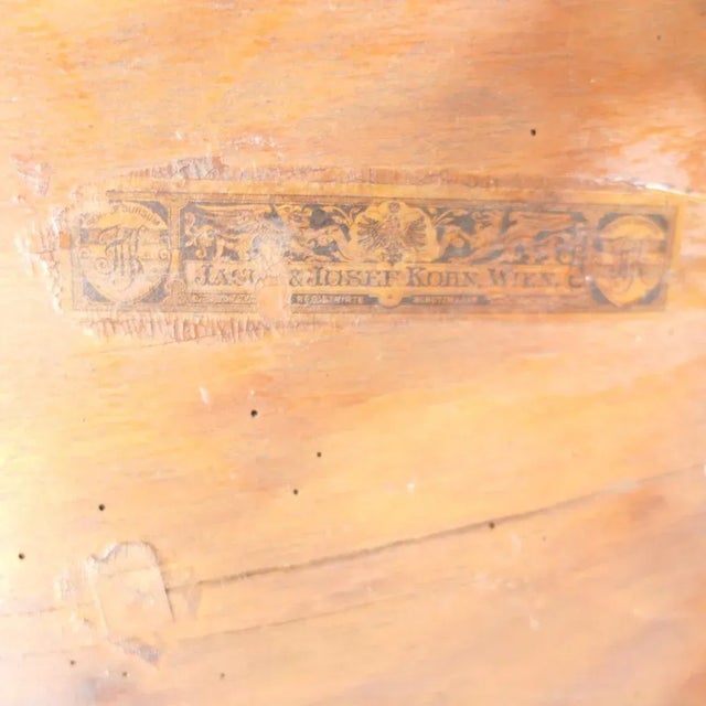 Antique Dining Chair by Jacob & Josef Kohn, Vienna, 1890s For Sale - Image 11 of 12