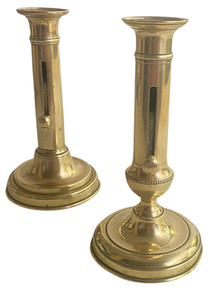 19th Century Gilt Bronze Candelabras, France, Set of 2