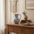 Ceramic Handmade Ceramic Pitcher Vase (20cm) Classic Red Carnation and Blue Tulip Pattern For Sale - Image 7 of 11