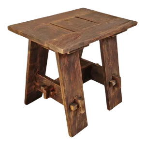 Modern Outdoor Indoor Barn Wood Side Table