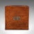 Wood Antique Four Decanter Storage Box, English, Bottle Case, Bramah Lock, Georgian For Sale - Image 7 of 11