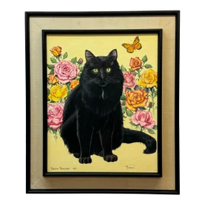 Norma Haviland (1925-2022) "Spooky" Black Cat