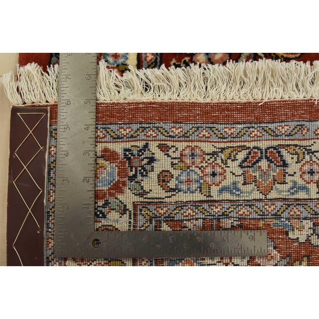 Fine Sarouk Runner 2’8” X 13’1” Rust Wool Traditional Hand-Knotted Oriental Rug For Sale - Image 13 of 13