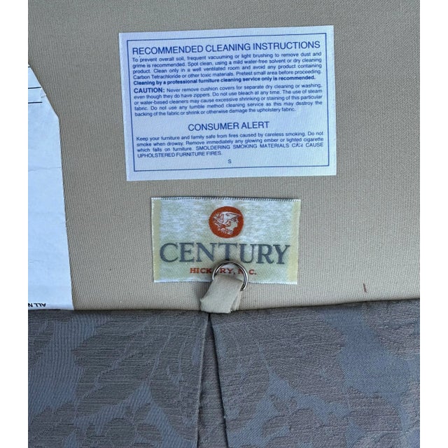 1990s Century Furniture Tufted Loveseat For Sale - Image 11 of 11