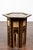 Mid 20th Century Moroccan Midcentury Side Table with Hexagonal Top and Mother-of-Pearl Inlay For Sale - Image 4 of 12