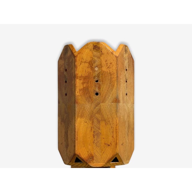 Swedish Modern, Pine, Wall Sconce, Sweden, 1970s For Sale In New York - Image 6 of 9