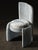 Gg02 zinc chair by togigi dimensions: d 50 x w 50 x h 77,2 cm. Materials: wood with thermal spray zinc finish and...