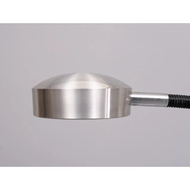 Metal Aluminum Flexible Goose Neck Floor Lamp from Herda, 1960 For Sale - Image 7 of 8