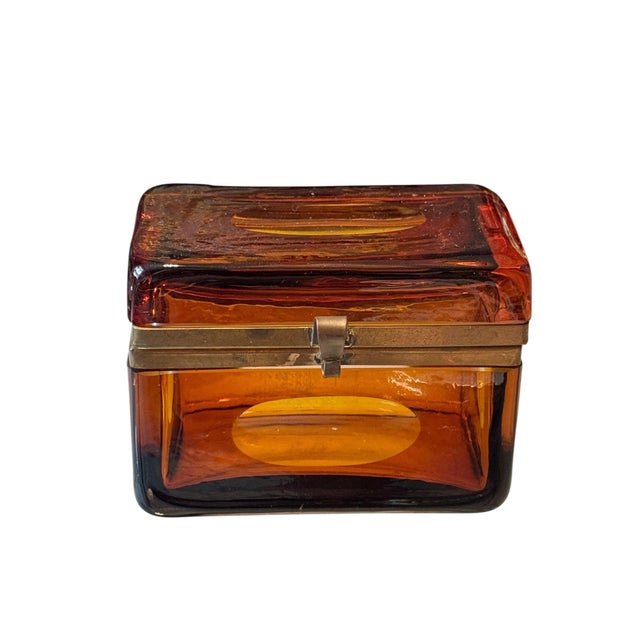 Italian Glass Box For Sale - Image 9 of 10