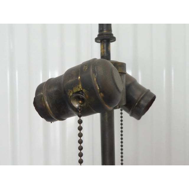 Vintage Wrought Iron Palm Beach Style Floor Lamps - a Pair For Sale - Image 9 of 13