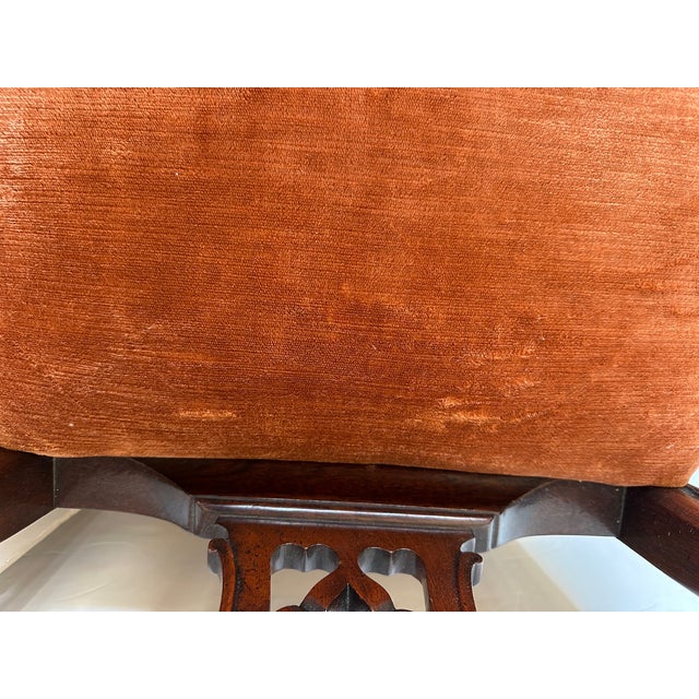 Mahogany Chippendale Style Dining Chairs -Set of 6 For Sale - Image 14 of 16