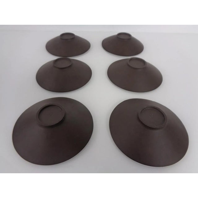 Ceramic Ceramic Bowls by Inge Böttger for BKW Keramik, 1960s, Set of 6 For Sale - Image 7 of 13