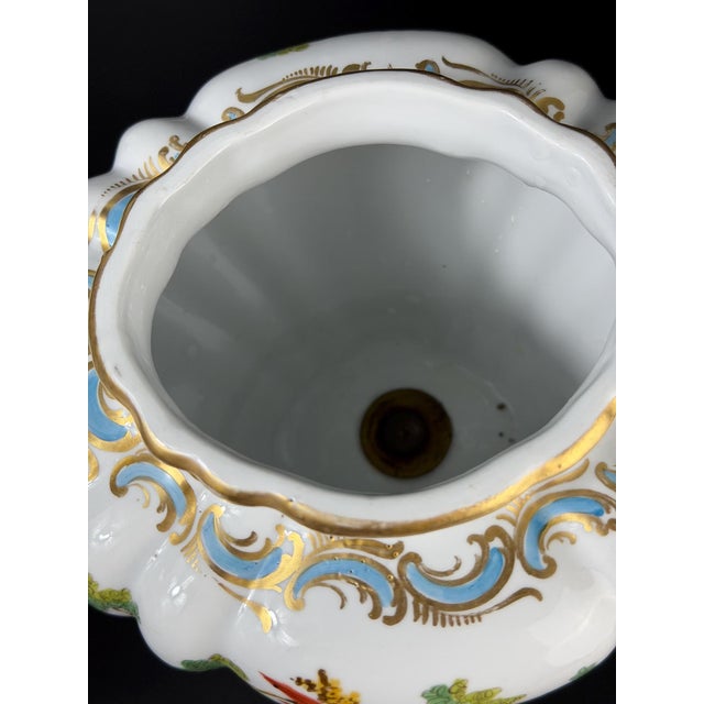 Samson Porcelain Covered Vase with Birds from Befos For Sale - Image 11 of 14