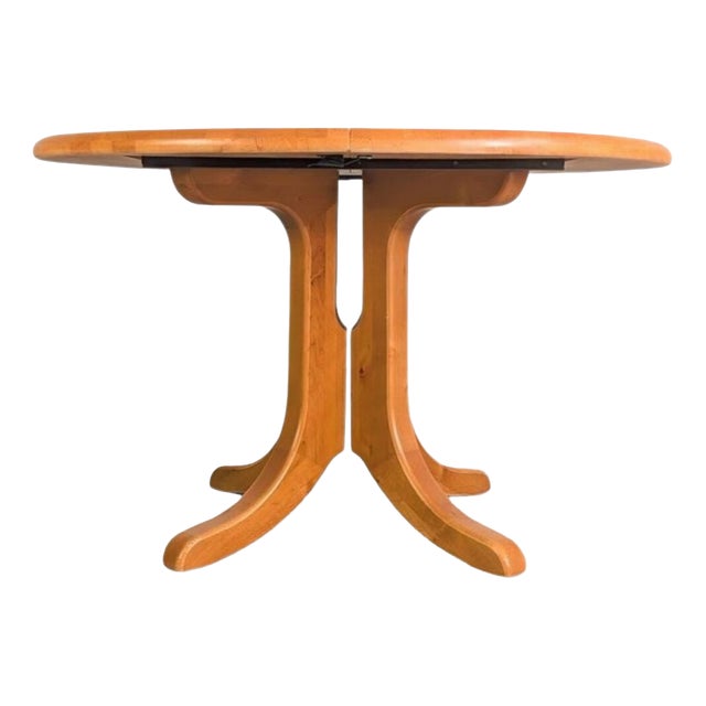 Extendable Beech Dining Table by Rainer Daumiller For Sale