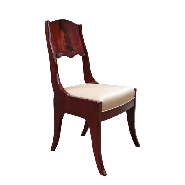Early 19th Century Pair of Neoclassical Side Chairs For Sale - Image 10 of 18