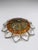 Metal Vintage Hammered Glass and Wrought Iron Wall Lights by Longobard, 1970s, Set of 2 For Sale - Image 7 of 18