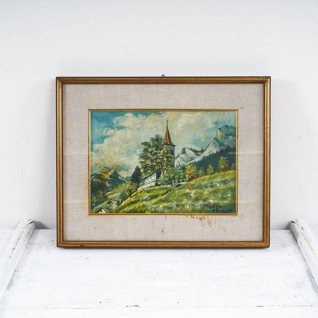 G. Raguso, Untitled, 1960s, Oil on Panel, Framed For Sale - Image 4 of 4