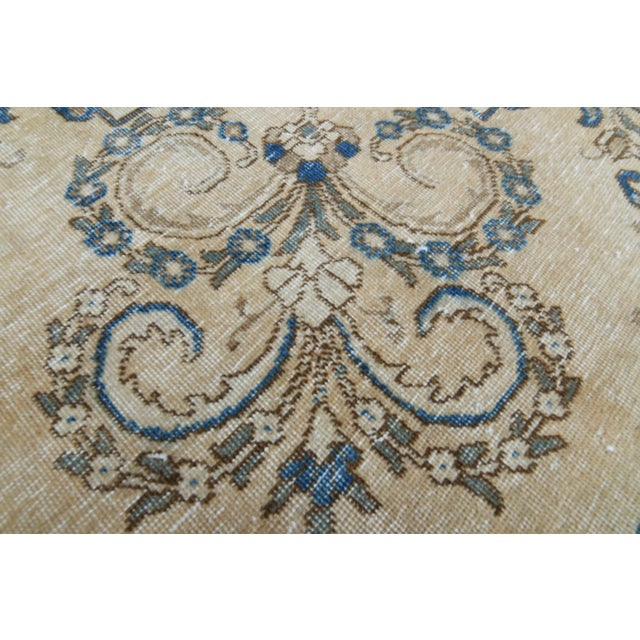 Persian 1970s Vintage Persian Handmade Wool Cotton Area Rug For Sale - Image 3 of 11