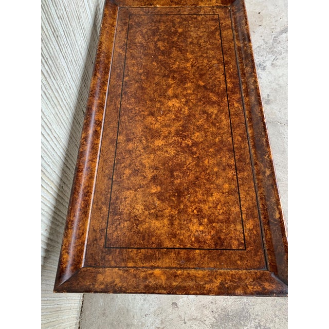 Mid 20th Century Eglomisé Side Tables in the Hollywood Regency Style For Sale - Image 4 of 18