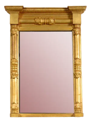 William IV Carved Gilt Wood Pier Mirror, 1835