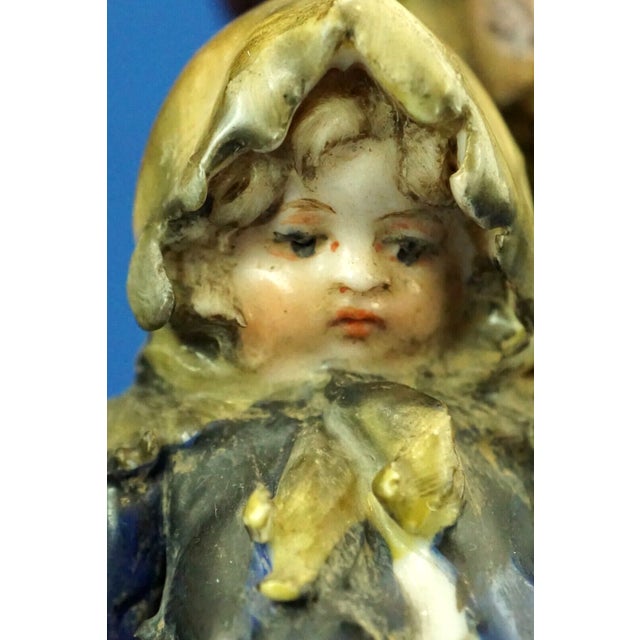 18th Century Porcelain Sculpture of a Beggars by Real Casa Ferdinandea Naples, Ginori Doccia, Italy For Sale - Image 14 of 18