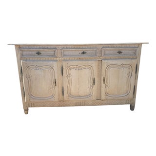 North French Louis XIV 3-Door and 3-Drawer Dressoir with Ornamentation For Sale