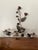 Art Nouveau 1950s Tole Floral Wall Sconce For Sale - Image 3 of 13