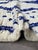 Ivory and Blue Azilal Wool Rug - 7.4 X 6.1 Ft For Sale - Image 4 of 8