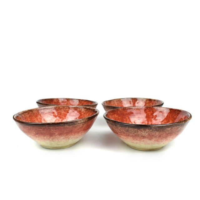 Vintage Handmade Italian Serving Bowls by Rale Pottery- Set of 4 For Sale - Image 4 of 9