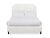 Casa Cosima Reagan Queen Bedframe, Ivory Velvet For Sale - Image 4 of 4