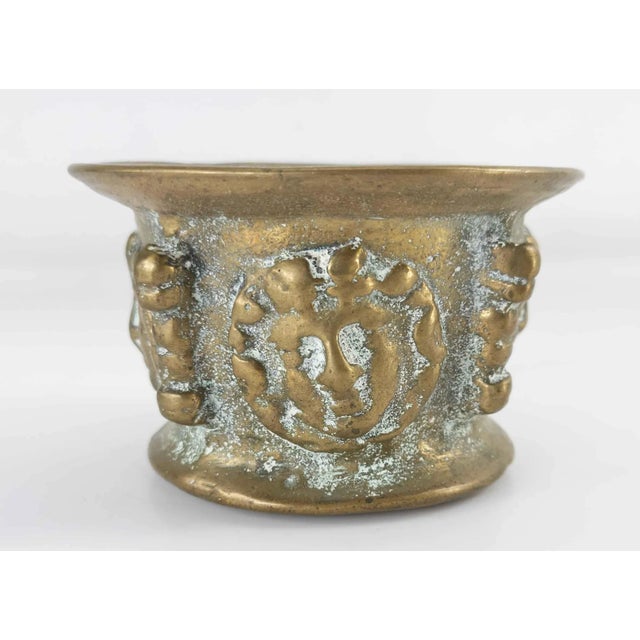 19th Century Italian Neoclassical Grand Tour Bronze Mortar For Sale - Image 5 of 9