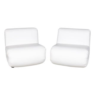 Italian Boomerang Lounge Chairs by Rodolfo Bonetto for B-Line, Set of 2 For Sale