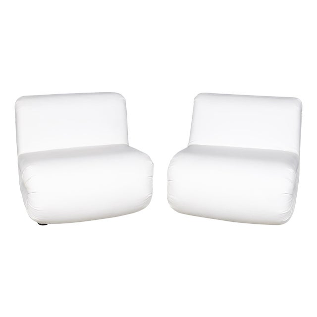 Italian Boomerang Lounge Chairs by Rodolfo Bonetto for B-Line, Set of 2 For Sale