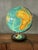 Vintage 1960's German version Columbus Duo glass globe lamp. A rare example from renowned globe makers Columbus Globes....