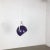 Purple spot hanging light. Origin: Germany, 1970s. This 1970s hanging spot light was made in Germany. The light has a...