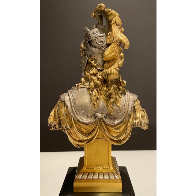 Gold Late 19th Century Gilt And Silvered Bronze by Pierre Eugène Emile Hebert For Sale - Image 8 of 10