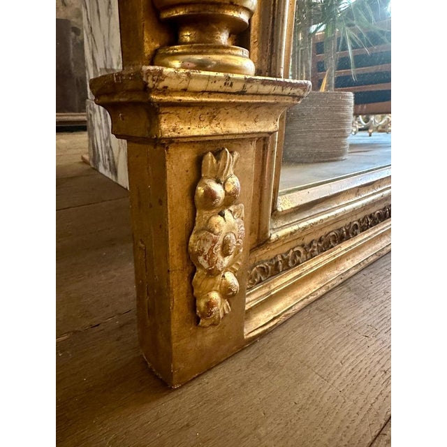 Large English Regency Gilt Pier Mirror, 1820s For Sale - Image 11 of 17