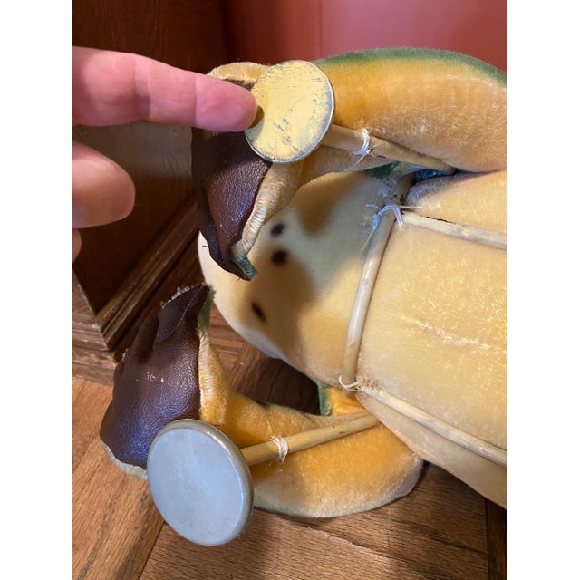 1950s Vintage Steiff Mohair Frog Footstool Ottoman For Sale - Image 10 of 11