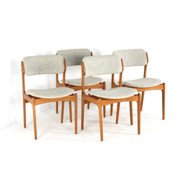 Model 49 Chairs by Erik Buch for O.D. Møbler, 1960s, Set of 4 For Sale - Image 14 of 14