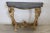 Antique Carved and Gilded Wood Console Table with Marble Top, 18th Century For Sale - Image 5 of 17