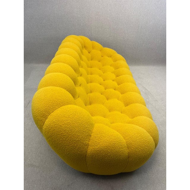 Yellow Yellow Three-Seater Bubble Sofa from Roche Bobois For Sale - Image 8 of 18
