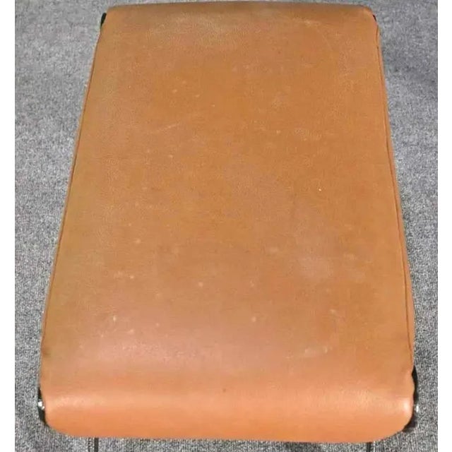 Mid 20th Century Leather Footrests For Sale - Image 5 of 6