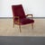 Armchairs in Curved Wood with Burgundy Velvet Upholstery by Osvaldo Borsani, 1960s, Set of 3 For Sale - Image 9 of 9