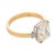 Mid 20th Century Gia 3.02 Carat Old Mine Cut Diamond 18k Two Tone Gold Engagement Ring, Size 6 For Sale - Image 4 of 7