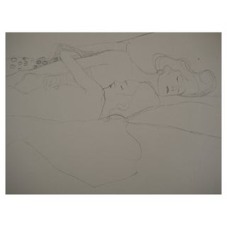 Gustav Klimt, The Embrace, 1919, Lithograph For Sale