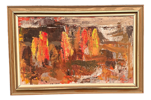 Ingemar Callenberg, Landscape, 1950s, Oil on Canvas, Framed