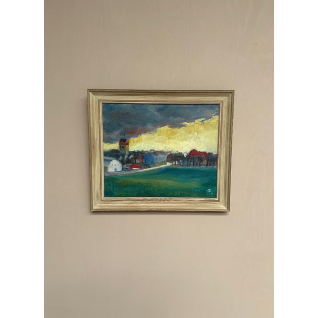 A.G., Village, 1948, Oil on Panel For Sale - Image 18 of 18